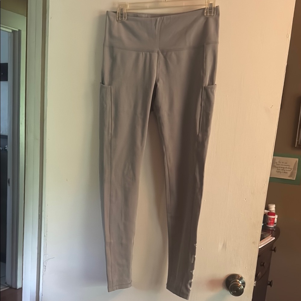 Gray High-Waisted EVO Leggings